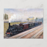 Old Postcard - The Orient Express