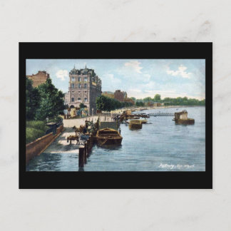 Old Postcard - The Wharf, Putney, London