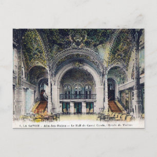 Old Postcard - Théâtre, Aix-les-Bains, France