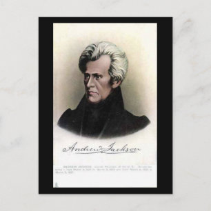 Old Postcard - US President Andrew Jackson