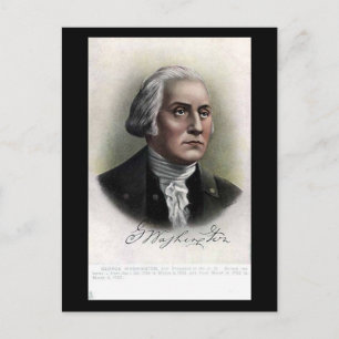 Old Postcard - US President George Washington