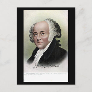 Old Postcard - US President John Adams