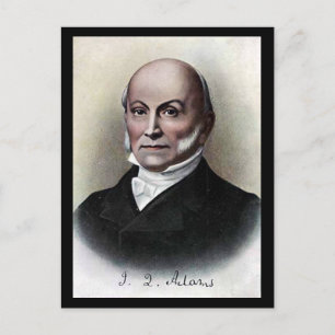 Old Postcard - US President John Quincy Adams