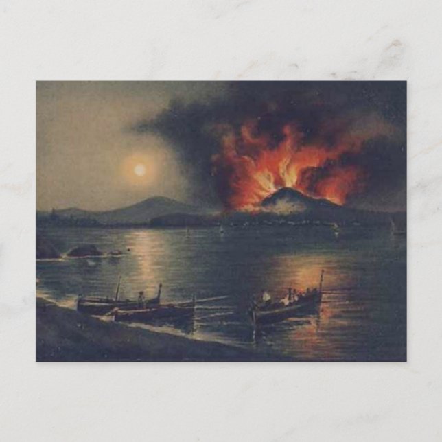 Old Postcard - Vesuvius (Front)