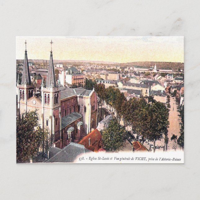 Old Postcard - Vichy, Allier, France (Front)