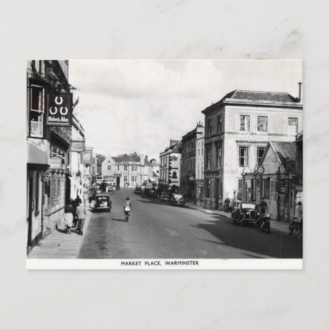 Old Postcard - Warminster, Wiltshire (Front)