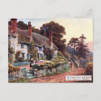 Old Postcard - West Porlock, Somerset