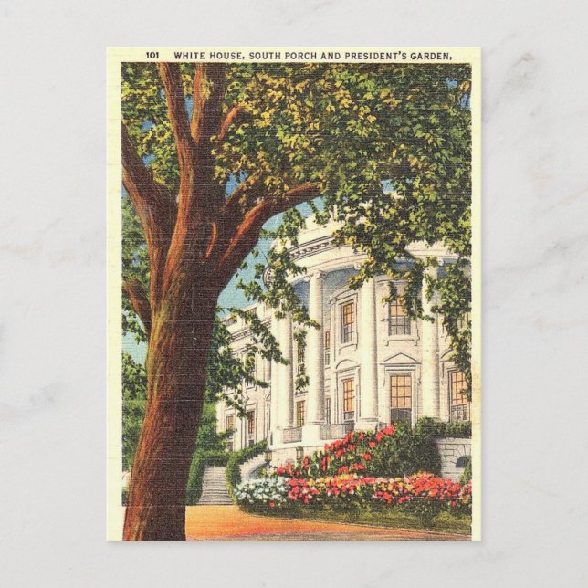 Old Postcard - White House, Washington, DC (Front)