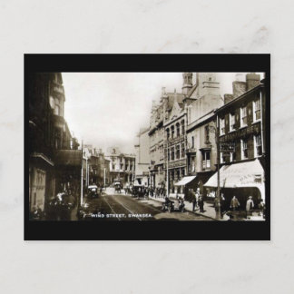 Old Postcard - Wind Street, Swansea