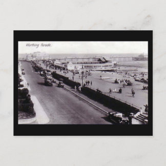 Old Postcard, Worthing Parade Postcard