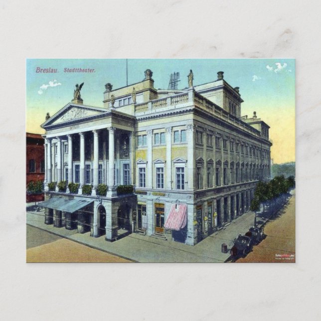 Old Postcard - Wroclaw, Poland (Front)