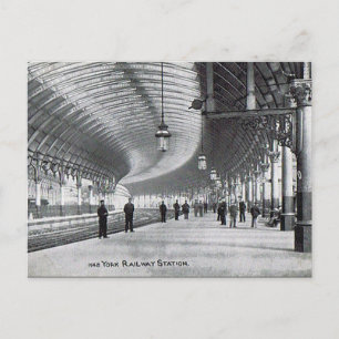Old Postcard - York Railway Station