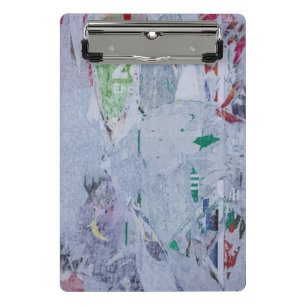 Old posters winter look white green grey red 28 mini clipboard