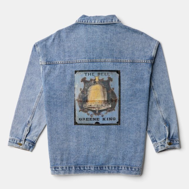 Old Pub Signs, The Bell Denim Jacket (Back)