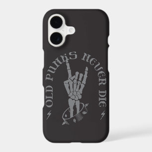 Old Punks Never Die Skeleton Rock On Gothic