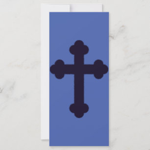 Old purple christian cross