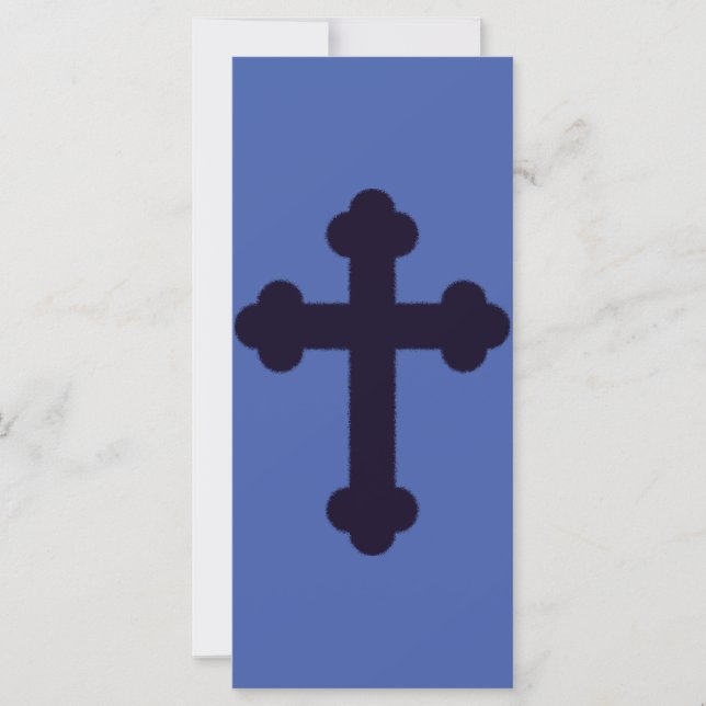 Old purple christian cross (Front)