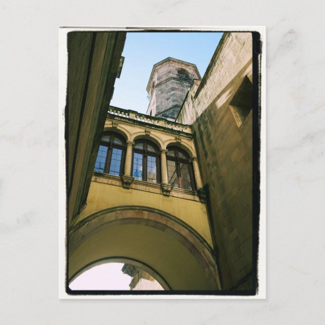 Old Quarter Barcelona Postcard (Front)