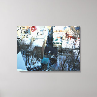 Old Quebec City, Quebec, Canada Canvas Print