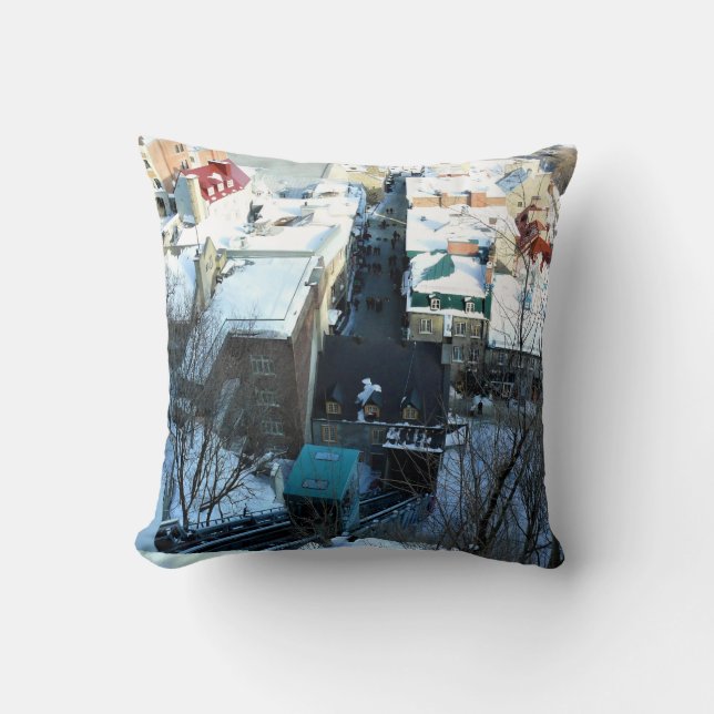 Old Quebec City, Quebec, Canada Cushion (Front)
