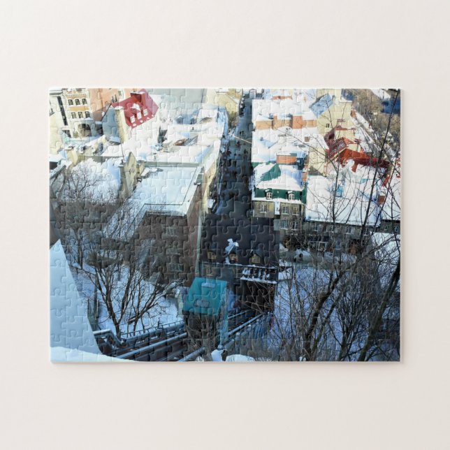 Old Quebec City, Quebec, Canada Jigsaw Puzzle (Horizontal)