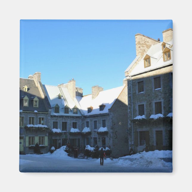 Old Quebec City, Quebec, Canada Magnet (Front)