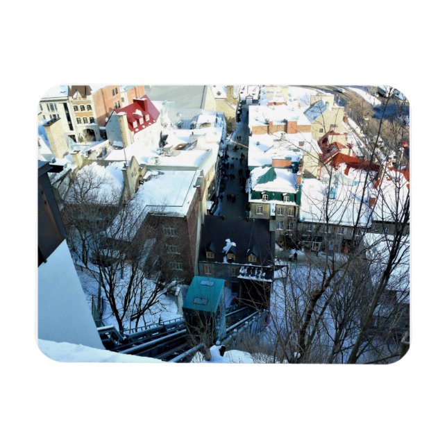 Old Quebec City, Quebec, Canada Magnet (Horizontal)