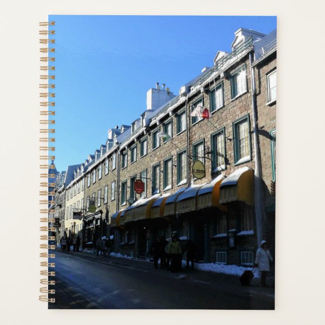 Old Quebec City, Quebec, Canada Planner (Front)