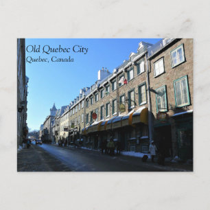 Old Quebec City, Quebec, Canada Postcard