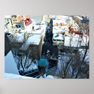 Old Quebec City, Quebec, Canada Poster
