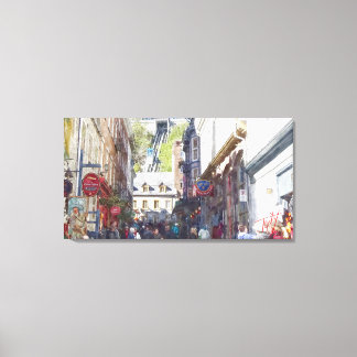 Old Quebec City Watercolor Print #1