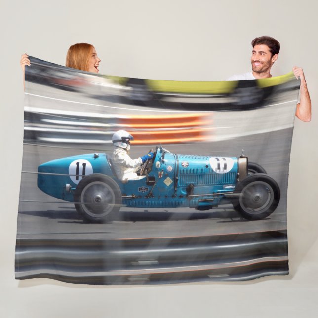 OLD RACER FLEECE BLANKET (In Situ)
