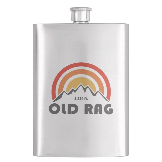 Old Rag Mountain Hip Flask (Front)