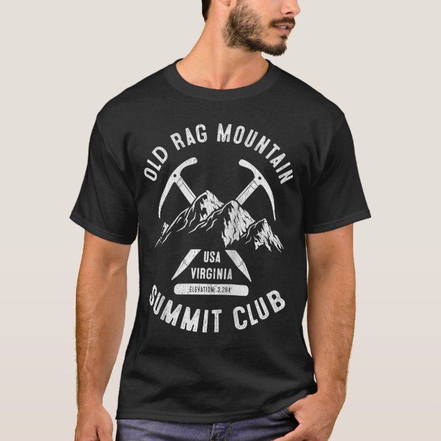 Old Rag Mountain Summit Club I Climbed Old Rag Mou T-Shirt (Front)