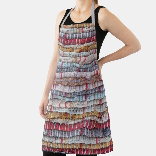 Old Rag Rug Apron (Insitu)