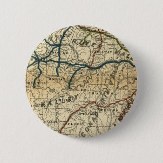 Old Railway Map 6 Cm Round Badge