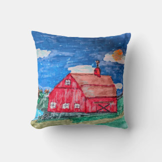 Old Red Barn Cushion