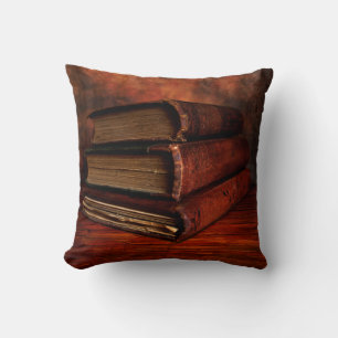 Old Red Books Cushion