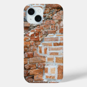 Old Red Brick Wall iPhone 15 Case