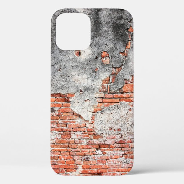 Old red brick wall rough of old temple in Ayutthay Case-Mate iPhone Case (Back)
