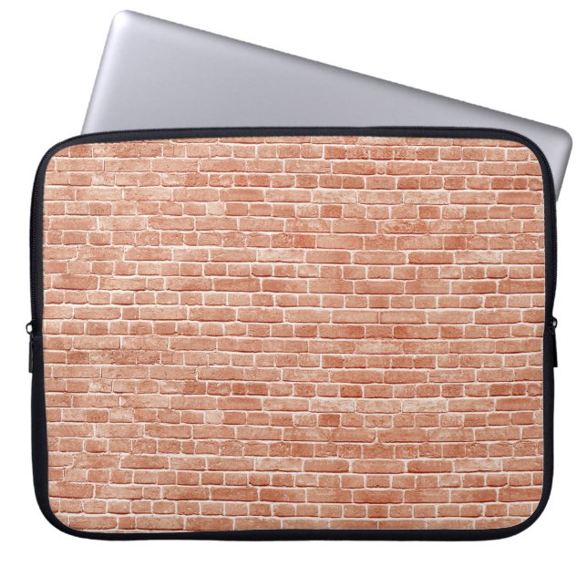 Old red brick wall texture. laptop sleeve (Front)
