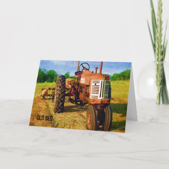 "Old red" Card (Front)