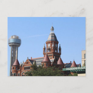 Old Red Courthouse and Reunion Tower # 1 Postcard