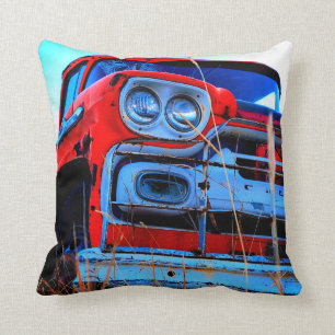 Old Red Truck Cushion