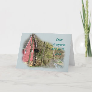 Old Red Watermill- customise any occasion Card