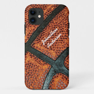 Old Retro Basketball Pattern With Name Case-Mate iPhone Case