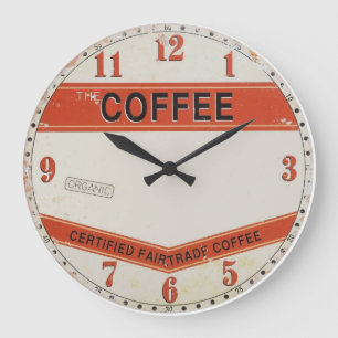 Old retro large clock