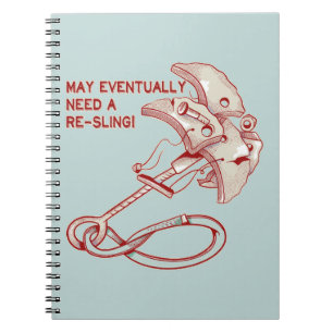 Old Rock climbing cam funny Notebook