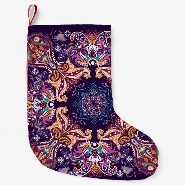 Old Rock Wall: High-Res Texture Small Christmas Stocking (Front)