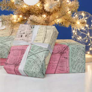 Old Rome NY Map (1874) Wrapping Paper